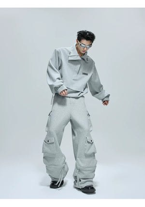 desc::cropped-stand-collar-zip-sweatshirt-cargo-pants-set-detail-img-10