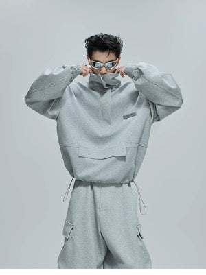 desc::cropped-stand-collar-zip-sweatshirt-cargo-pants-set-detail-img-7