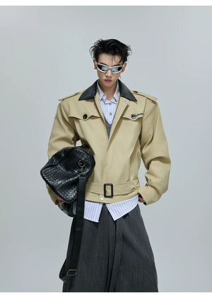 desc::cropped-woven-leather-patchwork-jacket-urban-streetwear-shell-detail-img-12