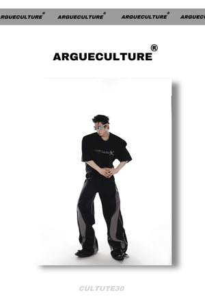 desc::cyberpunk-boxy-tee-metal-strap-padded-shoulder-shirt-detail-img-10
