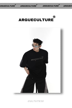 desc::cyberpunk-boxy-tee-metal-strap-padded-shoulder-shirt-detail-img-2