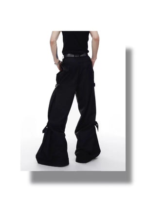 desc::deconstructed-adjustable-strap-flare-pants-unisex-detail-img-3
