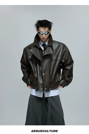 desc::deconstructed-cropped-leather-jacket-urban-streetwear-detail-img-14