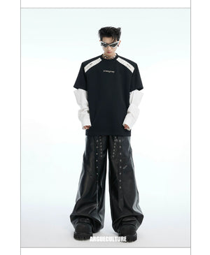 desc::deconstructed-detachable-sleeve-tee-patchwork-streetwear-shirt-detail-img-18