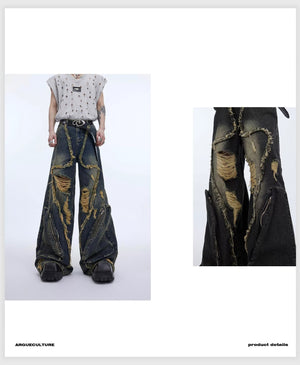 desc::deconstructed-distressed-baggy-jeans-for-men-streetwear-detail-img-12