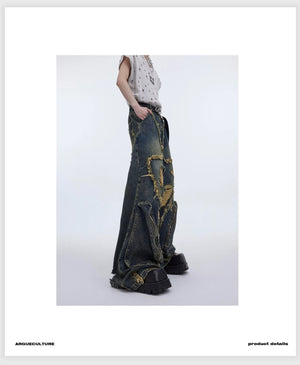 desc::deconstructed-distressed-baggy-jeans-for-men-streetwear-detail-img-5