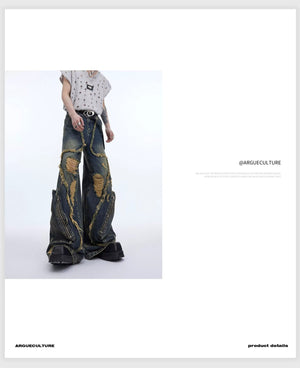desc::deconstructed-distressed-baggy-jeans-for-men-streetwear-detail-img-6