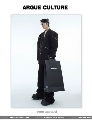 desc::deconstructed-double-zipper-collarless-blazer-mens-runway-jacket-detail-img-16