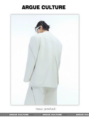 desc::deconstructed-double-zipper-collarless-blazer-mens-runway-jacket-detail-img-5