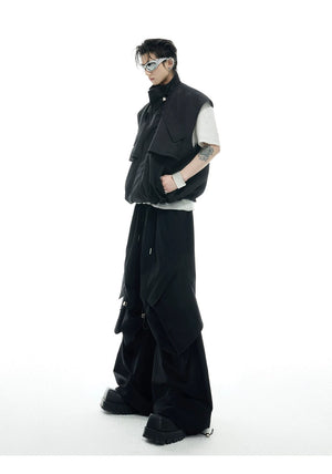 desc::deconstructed-drawstring-vest-loose-cargo-pants-set-detail-img-7