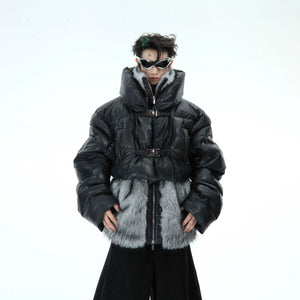 deconstructed-faux-fur-padded-jacket-streetwear-white