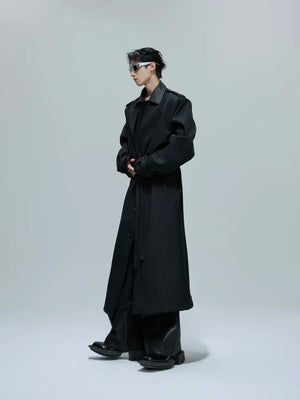 deconstructed-faux-two-piece-long-trench-coat-black