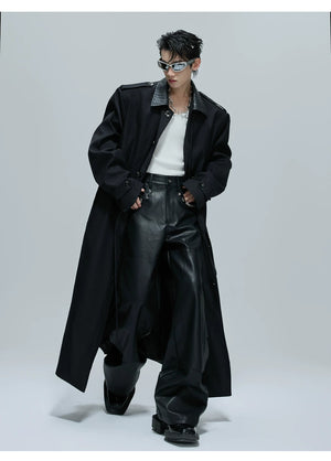 desc::deconstructed-faux-two-piece-long-trench-coat-detail-img-11