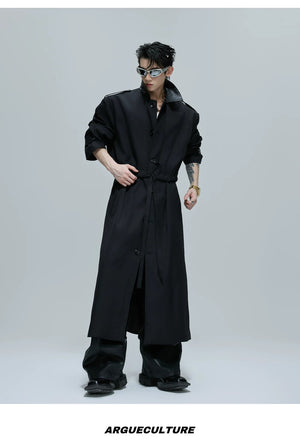 desc::deconstructed-faux-two-piece-long-trench-coat-detail-img-15