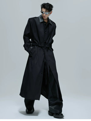 desc::deconstructed-faux-two-piece-long-trench-coat-detail-img-9