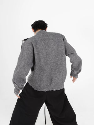 Back view showing the loose fit and dropped shoulder design
