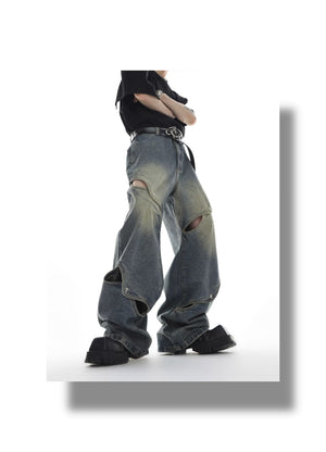 desc::deconstructed-hollow-out-wide-leg-jeans-punk-denim-detail-img-3