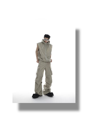 desc::deconstructed-hooded-vest-cargo-pants-streetwear-set-detail-img-3