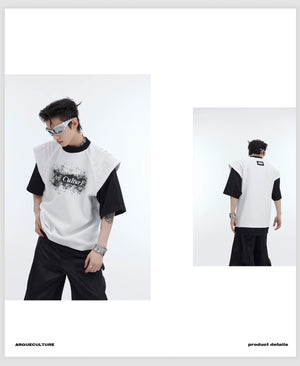 desc::deconstructed-ink-splatter-layered-tee-urban-streetwear-detail-img-3