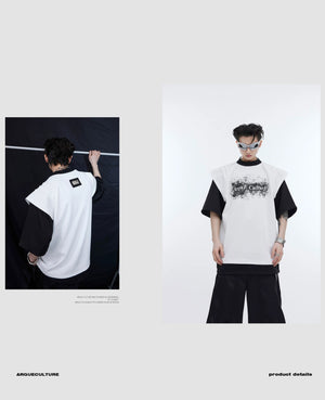 desc::deconstructed-ink-splatter-layered-tee-urban-streetwear-detail-img-7