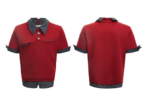 desc::deconstructed-layered-striped-polo-tee-for-men-detail-img-17