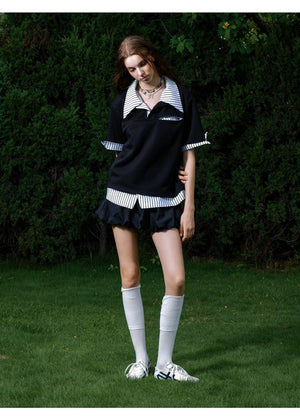 desc::deconstructed-layered-striped-polo-tee-for-men-detail-img-5