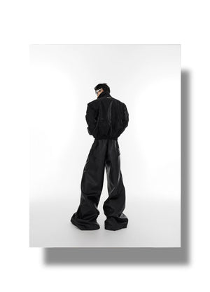 desc::deconstructed-liquid-shimmer-cropped-jacket-for-men-detail-img-10