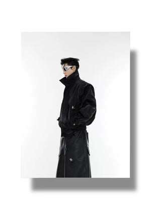 desc::deconstructed-liquid-shimmer-cropped-jacket-for-men-detail-img-2