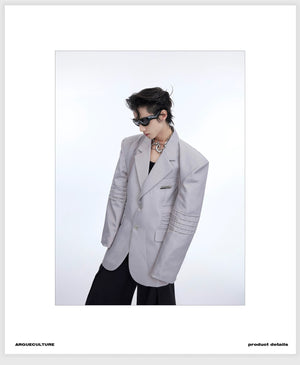 desc::deconstructed-liquid-shine-padded-shoulder-blazer-detail-img-10