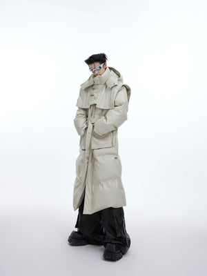 deconstructed-long-hooded-pu-leather-padded-jacket-white