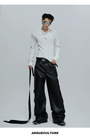 desc::deconstructed-long-sleeve-tee-metal-logo-streetwear-detail-img-2