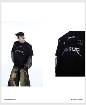 desc::deconstructed-mesh-spliced-faux-two-piece-streetwear-tee-detail-img-3