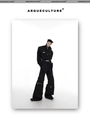 desc::deconstructed-metal-pocket-flare-streetwear-pants-detail-img-1