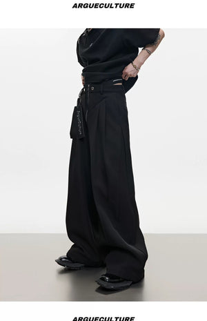 desc::deconstructed-metal-zipper-wide-leg-streetwear-pants-detail-img-11