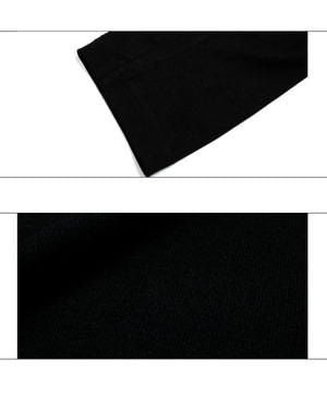 desc::deconstructed-mock-neck-slim-tee-with-metal-logo-detail-img-8