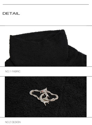 desc::deconstructed-mock-neck-slim-top-with-metal-logo-detail-img-17