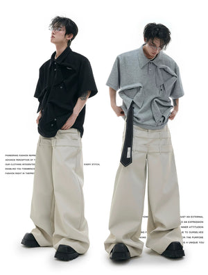 desc::deconstructed-multi-collar-heavyweight-polo-shirt-detail-img-2