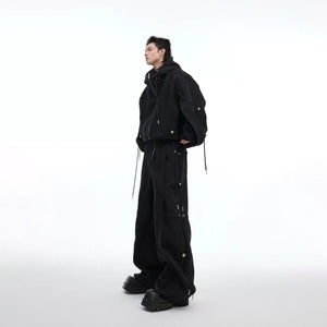 Close-up of the wrinkle-resistant cotton blend fabric texture