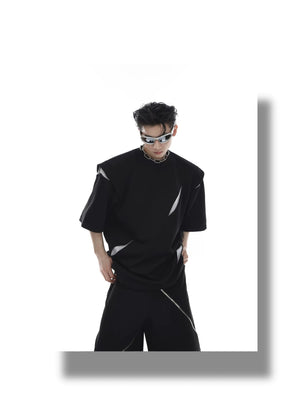 desc::deconstructed-padded-shoulder-patchwork-tee-unisex-detail-img-13