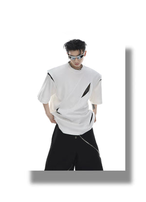 desc::deconstructed-padded-shoulder-patchwork-tee-unisex-detail-img-6
