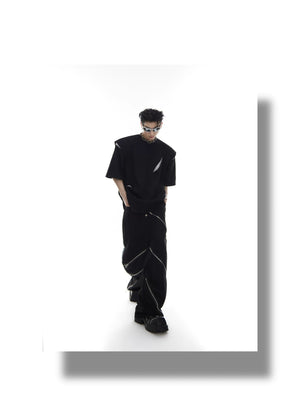 desc::deconstructed-padded-shoulder-patchwork-tee-unisex-detail-img-7