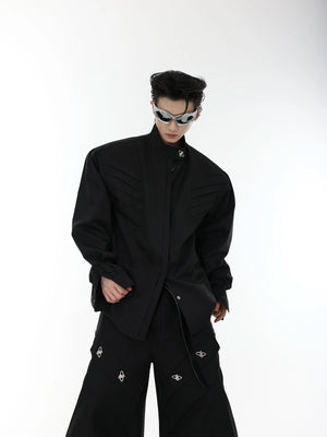 deconstructed-padded-shoulder-shirt-loose-avant-garde-top-black