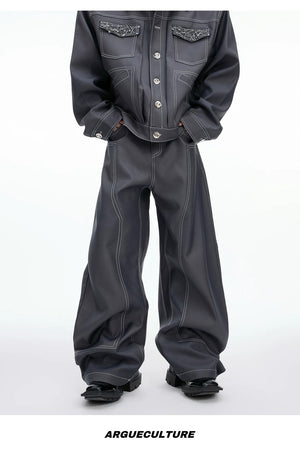 desc::deconstructed-pin-cropped-jacket-curved-leg-set-detail-img-14