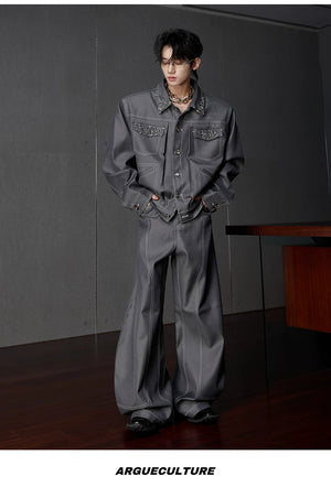 desc::deconstructed-pin-cropped-jacket-curved-leg-set-detail-img-17