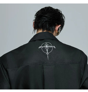 desc::deconstructed-pleated-scarf-collar-shirt-for-men-women-detail-img-7