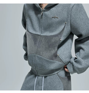 desc::deconstructed-pony-hair-cropped-hoodie-pants-set-detail-img-4