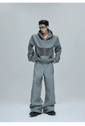 desc::deconstructed-pony-hair-cropped-hoodie-pants-set-detail-img-6