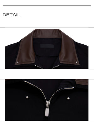 desc::deconstructed-pu-patchwork-short-sleeve-jacket-cargo-set-detail-img-13