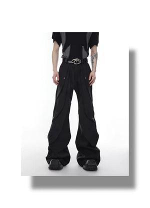 desc::deconstructed-punk-flare-trousers-high-waist-slim-suit-pants-detail-img-6