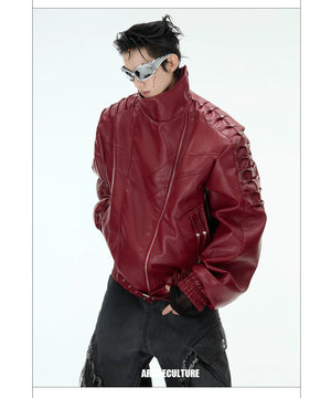 desc::deconstructed-rivet-moto-jacket-mens-streetwear-detail-img-15